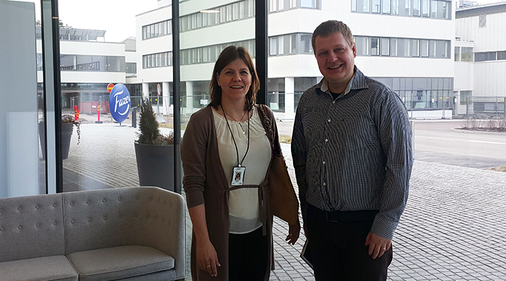 Lecturer Giedrius Čyras visited Fazer Leipomot Oy in Finland 
